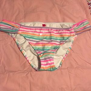 NWT Victoria’s Secret neon stripe swim bottom